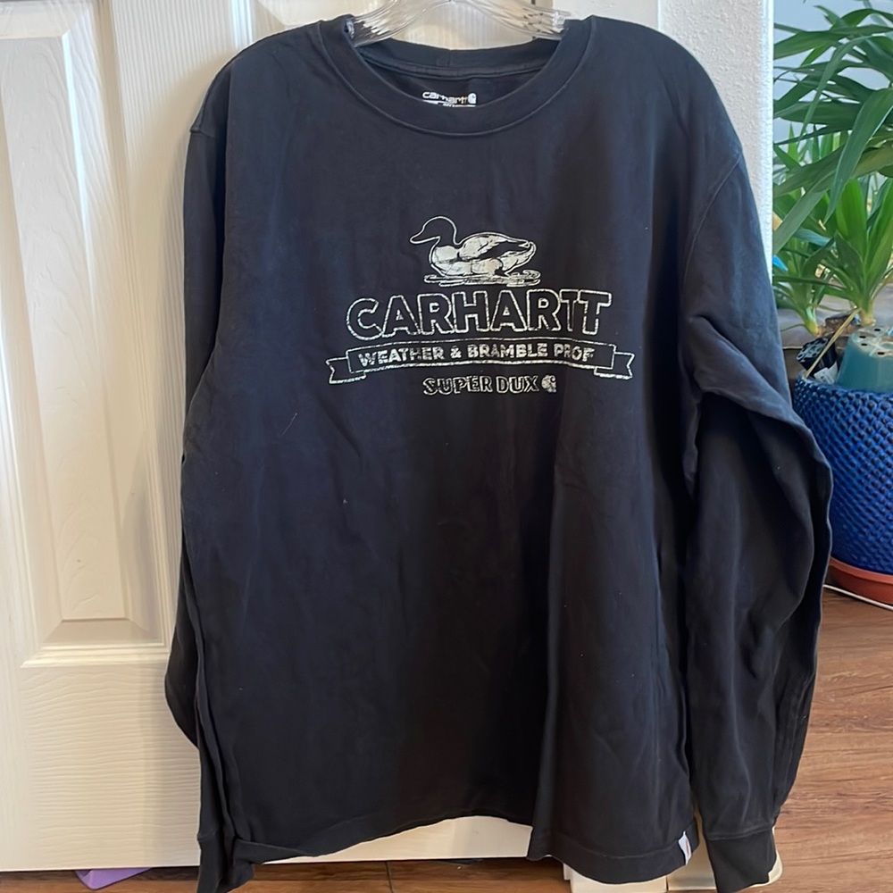 Men’s relaxed fit carhart long sleeve tshirt